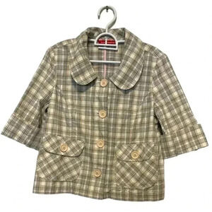 Vintage  Bum Equipment Short 100% Cotton Button Down Jacket